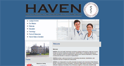 Desktop Screenshot of haven-ct.org